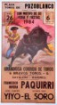 Poster corrida Paquirri en Pozoblanco